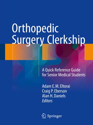 cover image of Orthopedic Surgery Clerkship
